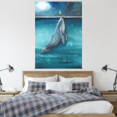 Toile baleine et bateau (Insitu(Chambre))