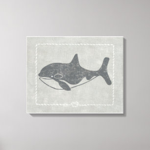 Toile Baleine tueuse marine