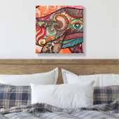 Toile Baleine Wow (Insitu(Chambre))