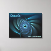 Toile Baleines à glace - Canada (Recto)