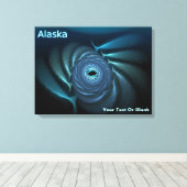 Toile Baleines de glace - Alaska (Insitu (Plancher de Bois))