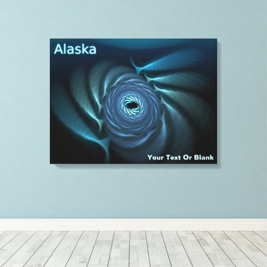 Toile Baleines de glace - Alaska (Insitu (Plancher de Bois))