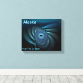 Toile Baleines de glace - Alaska (Insitu (Plancher de Bois))