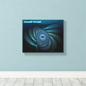 Toile Baleines de glace - Groenland (Insitu (Plancher de Bois))