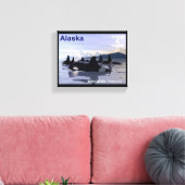 Toile Baleines tueuses - Alaska Postage (Insitu(Salon))