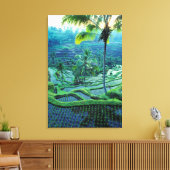 Toile Bali | Vue d'ensemble des rizières (Insitu(Salon))