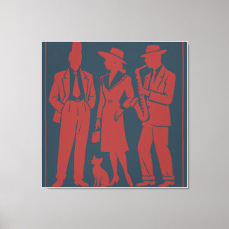 Toile Balise cadeau Zazous