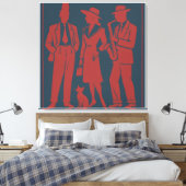 Toile Balise cadeau Zazous (Insitu(Chambre))