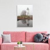 Toile Balise dans le brouillard (Insitu(Salon))