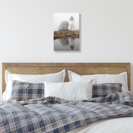 Toile Balise dans le brouillard (Insitu(Chambre))