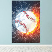Toile Balle de baseball (Insitu (Plancher de Bois))