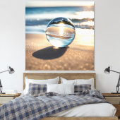 Toile Balle De Lens Sur Ocean Beach (Insitu(Chambre))