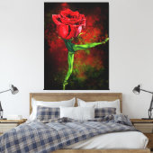 Toile Ballerina Rose Ballet Dancer Canvas Imprimer Peint (Insitu(Chambre))