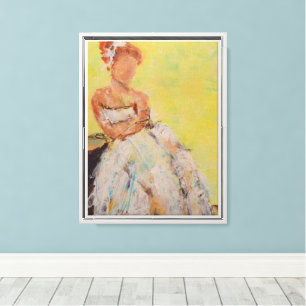 Toile Ballerine assise sur une chaise