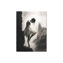 Ballerine au bord de la falaise Art dramatique mon