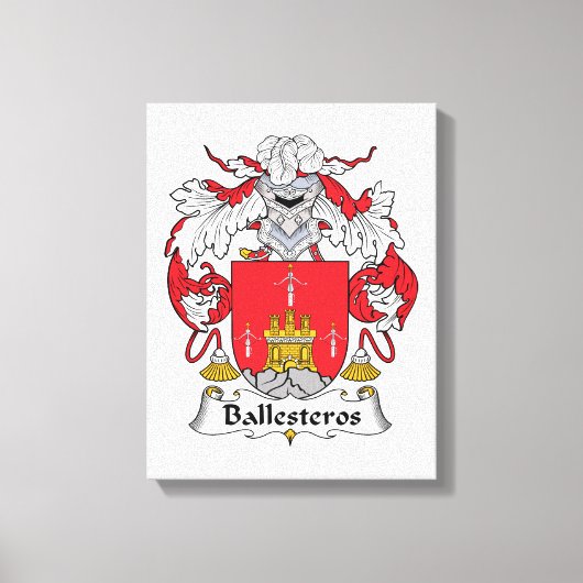 Toile Ballesteros Family Crest (Recto)