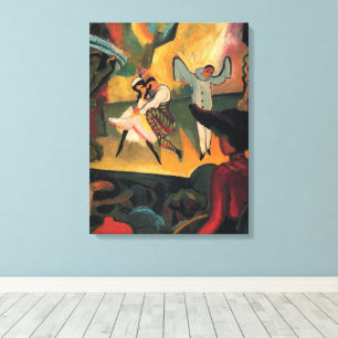 Toile Ballet Russes, Ballet russe par August Macke