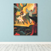 Toile Ballet Russes, Ballet russe par August Macke (Insitu (Plancher de Bois))