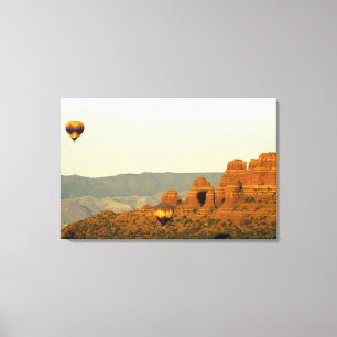 Toile Ballons à air chaud à Sedona, Arizona, États-Unis.