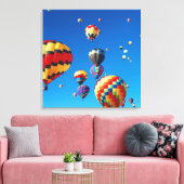 Toile Ballons à air chaud Ciel bleu (Insitu(Salon))