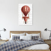 Toile Ballons à air chaud en cascade rouge (Insitu(Chambre))