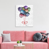 Toile Ballons à poissons (Insitu(Salon))