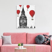 Toile Ballons Big Ben et Red Hot Air (Insitu(Salon))