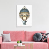 Toile Balloon baroque bleu & crème (Insitu(Salon))