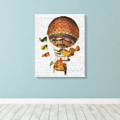 Toile Ballotte à air chaud avec drapeaux (Insitu (Plancher de Bois))