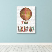 Toile Ballotte À Air Chaud Et Personnes (Insitu (Plancher de Bois))