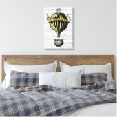 Toile Ballotte baroque Noir Jaune (Insitu(Chambre))