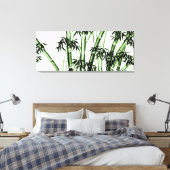 Toile Bambou Chinese Art - un - vert (Insitu(Chambre))