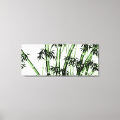 Toile Bambou Chinese Art - un - vert (Recto)
