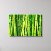 Toile Bambou vert (Recto)
