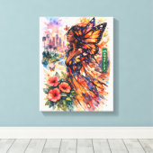 Toile Banana Moon Over Turquoise Seas (Insitu (Plancher de Bois))