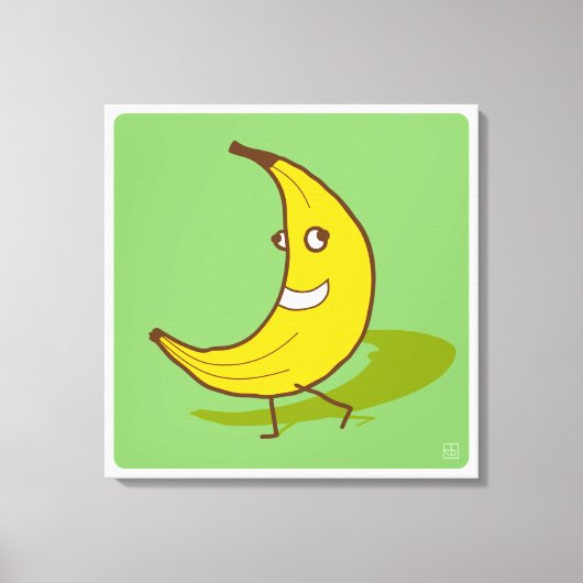 Toile Banana Walk Ne parlez pas (Recto)