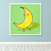 Toile Banana Walk Ne parlez pas (Insitu (Plancher de Bois))