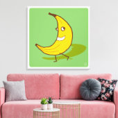 Toile Banana Walk Ne parlez pas (Insitu(Salon))