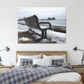 Toile Banc du lac Supérieur en hiver (Insitu(Chambre))