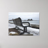 Toile Banc du lac Supérieur en hiver (Recto)