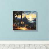 Toile Banc Magic Workshop surplombant une baie d'Imagina (Insitu (Plancher de Bois))