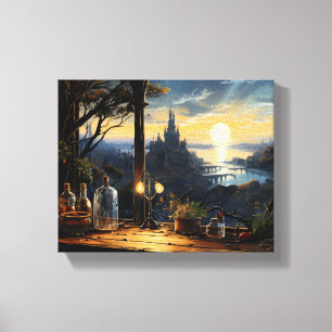 Toile Banc Magic Workshop surplombant une baie d'Imagina