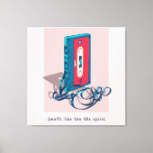 Toile Bande de cassette vintage des années 90 (Recto)