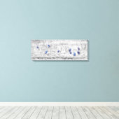 Toile Bande de l'art mural de Blue Heron (Insitu (Plancher de Bois))