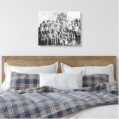 Toile Bande de vaches Dodge City avec instruments (Insitu(Chambre))