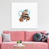 Toile Bande dessinée d'abeille (Insitu(Salon))