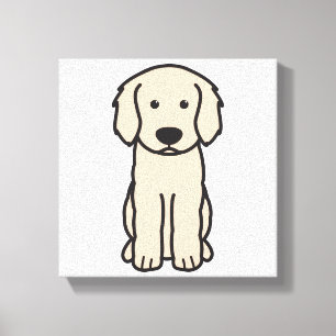 Toile Bande dessinée de chien de Labradoodle