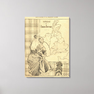 Toile Bande dessinée de la Reine Victoria de Le Rire