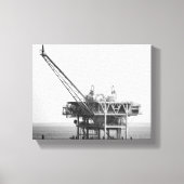 Toile Bande industrielle noire et blanche dans le Golfe  (Recto)