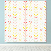 Toile Bandes d'automne coupées (Insitu (Plancher de Bois))